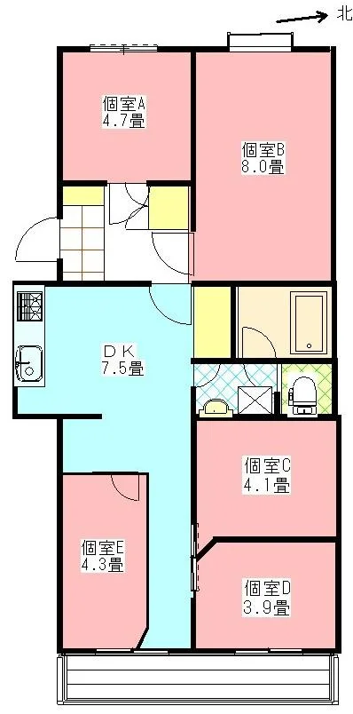 T-ドミハイタウン４号片倉町（女性専用）