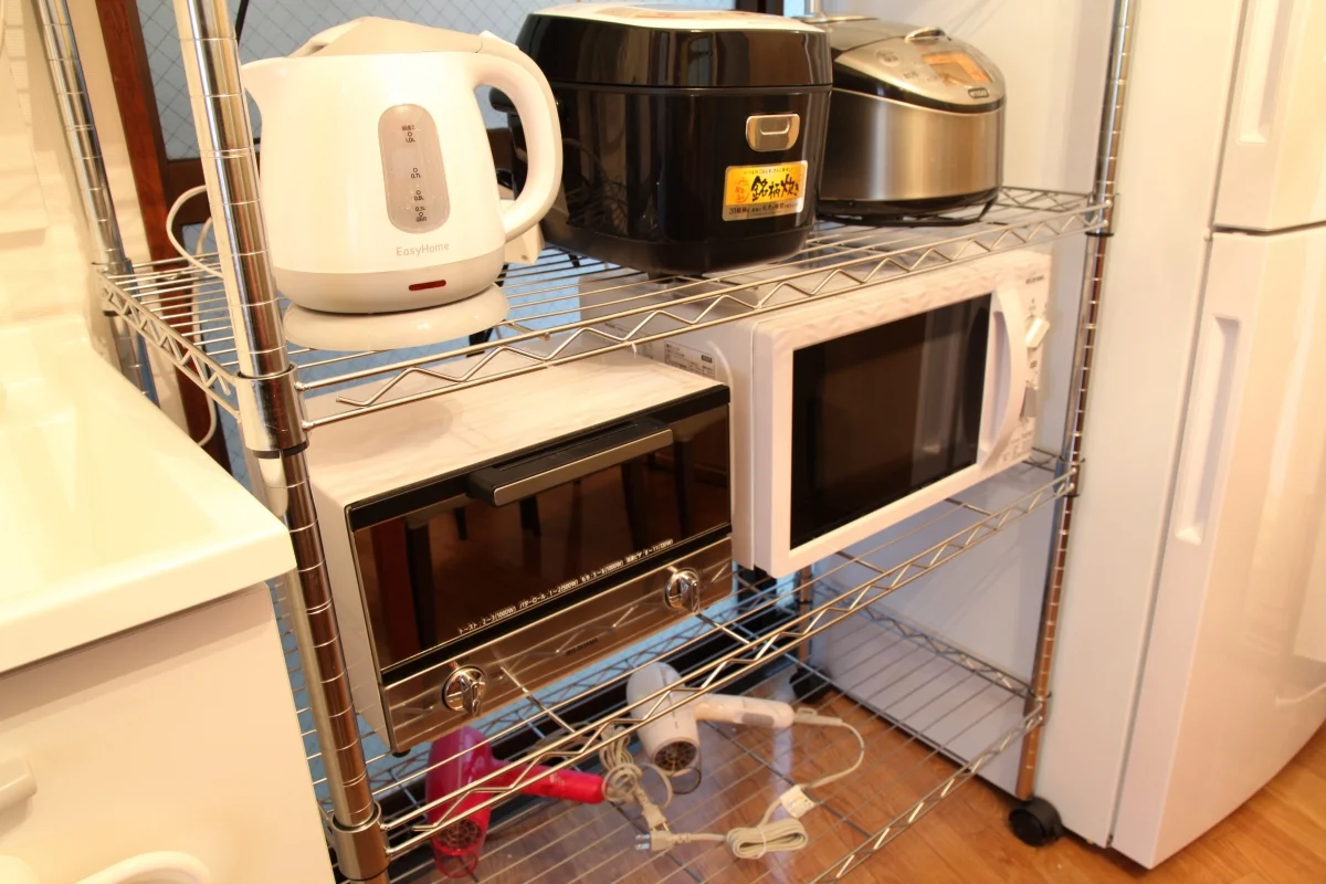 調理器具は一式揃っています。