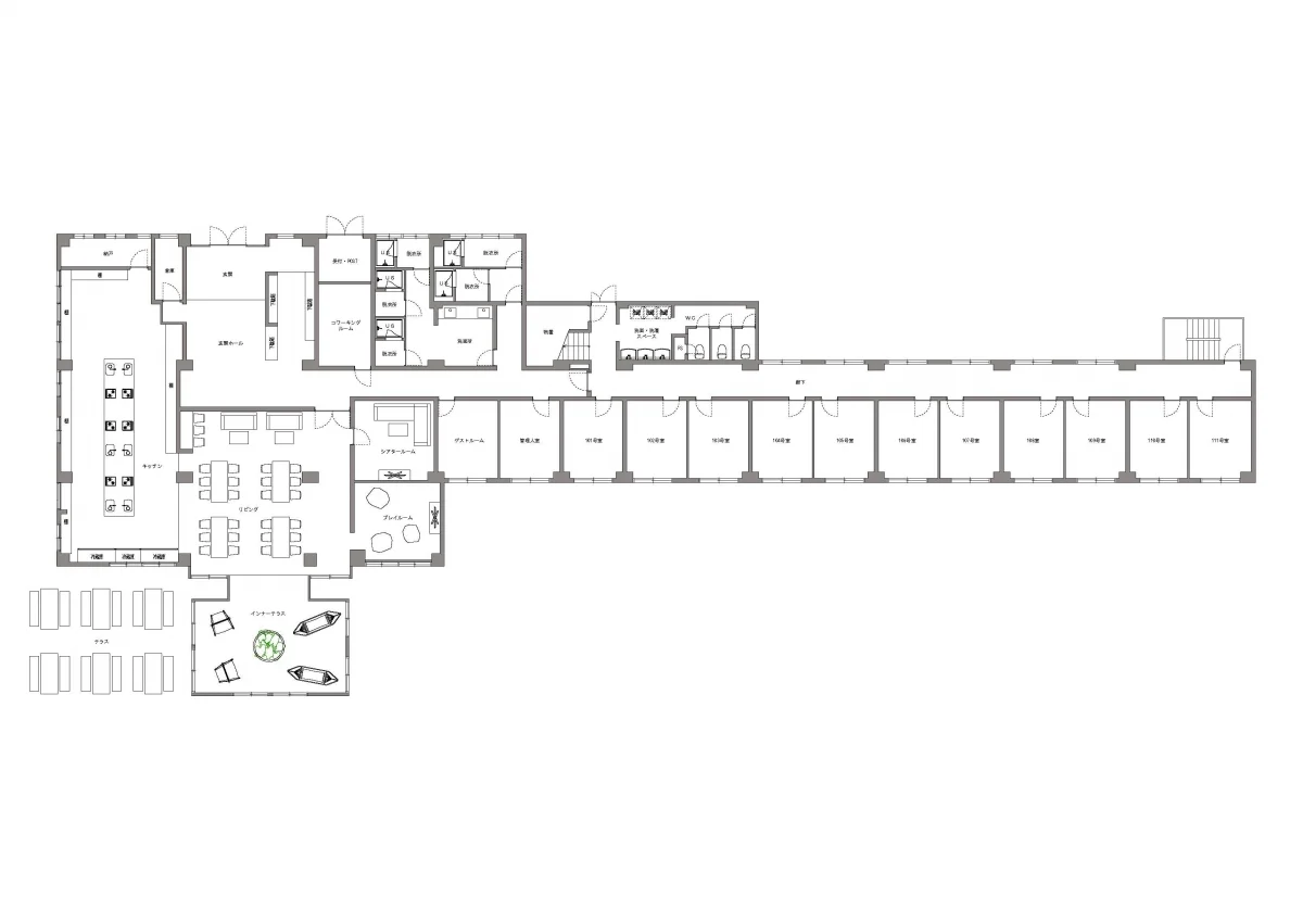 T-SHARE HOUSE 180° 柏北