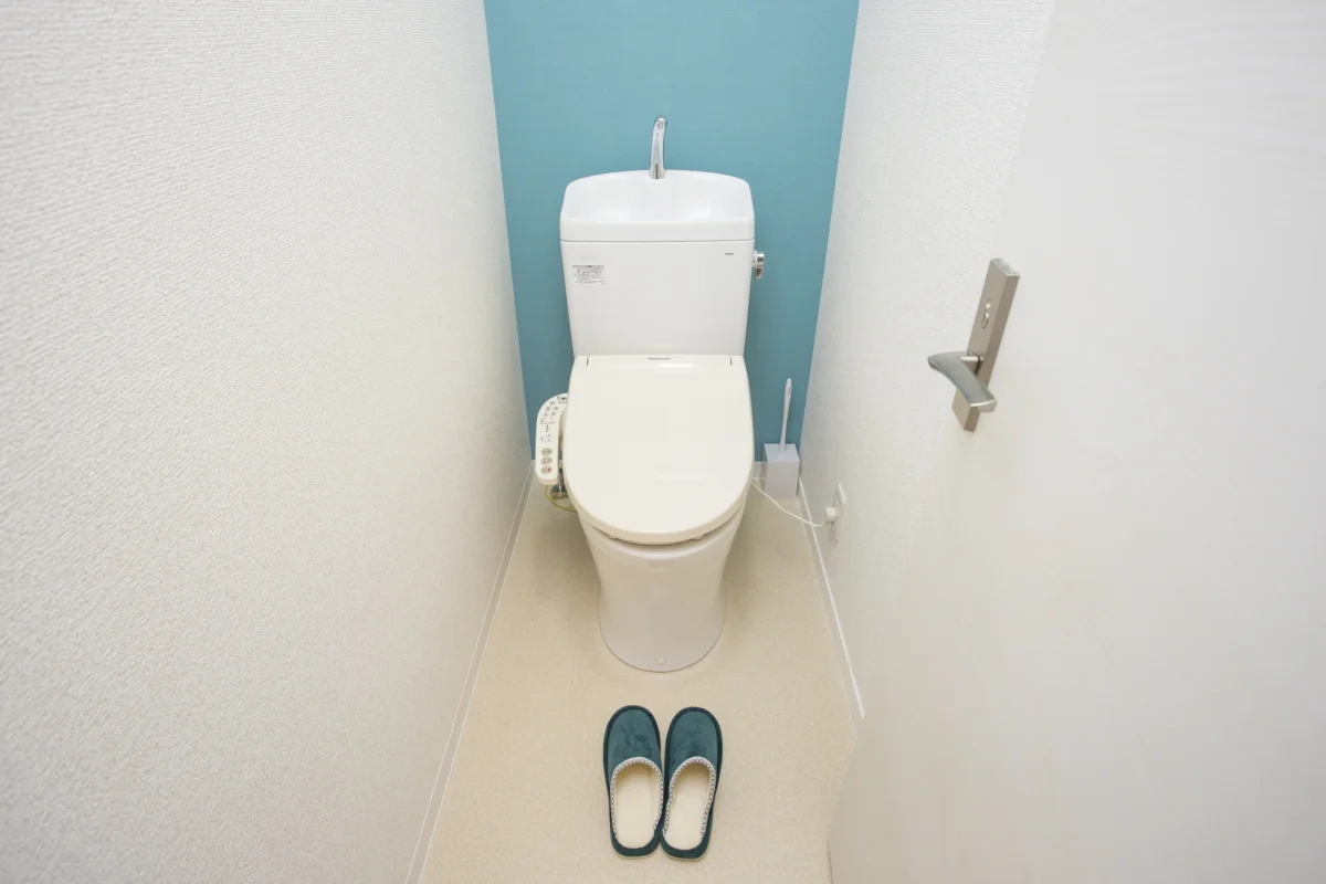 温水便座付き洋式トイレが４つ