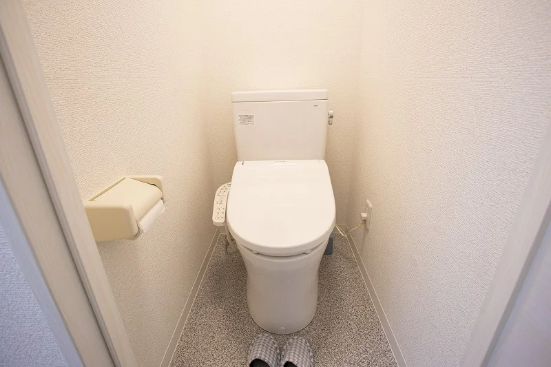 温水便座付き洋式トイレは２つ