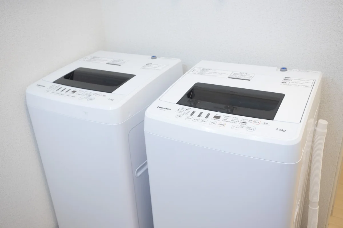 洗濯機は２つ