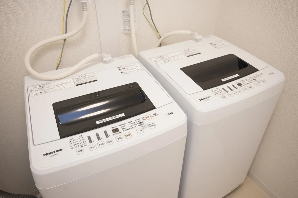 洗濯機は２つ