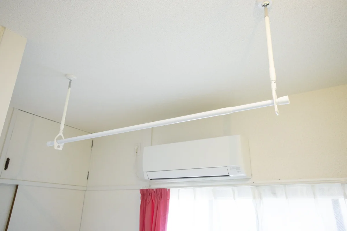 室内物干し完備