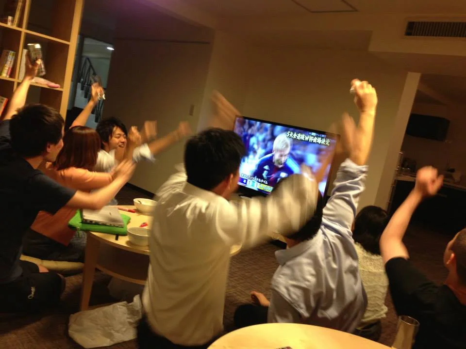 ワールドカップをみんなで観戦
