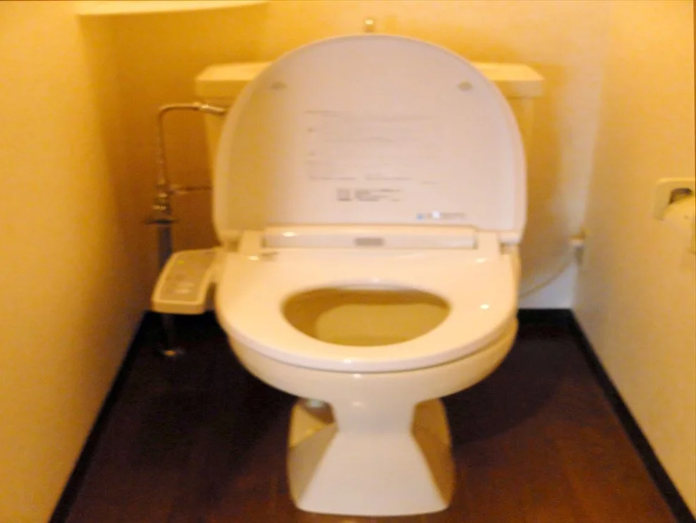 共用トイレはウォシュレット付きです