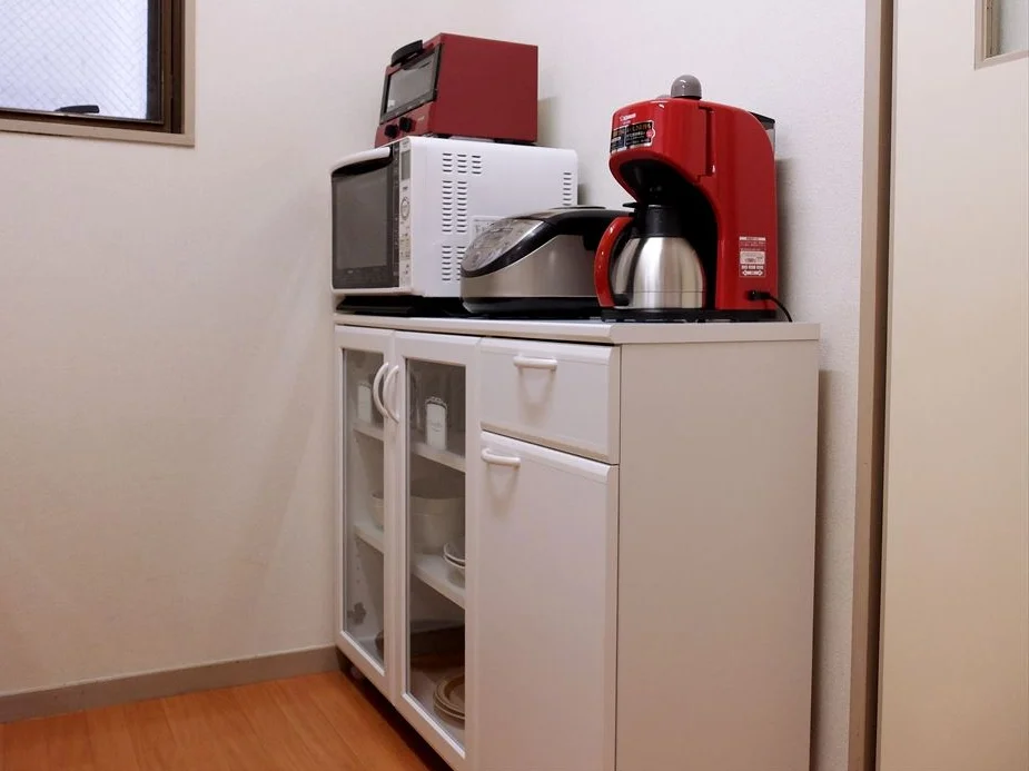 共用備品、食器類は全て揃ってます
