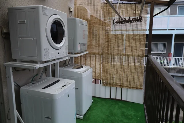 洗濯機×２　乾燥機×２