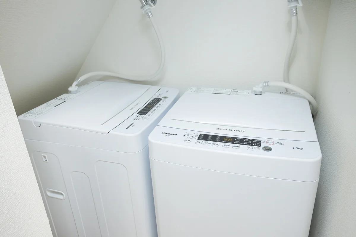 洗濯機も２つ