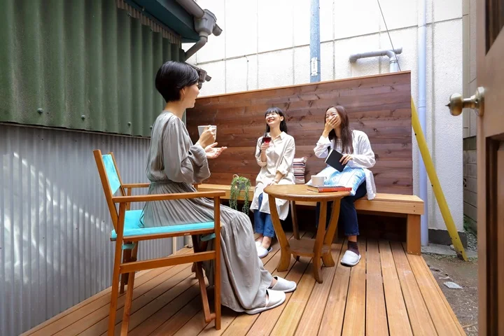 ウッドデッキ