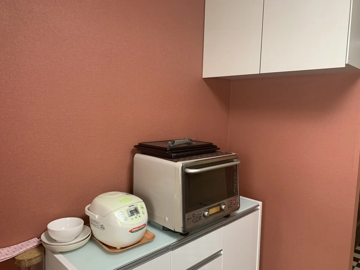 炊飯器、電子レンジ、トースター