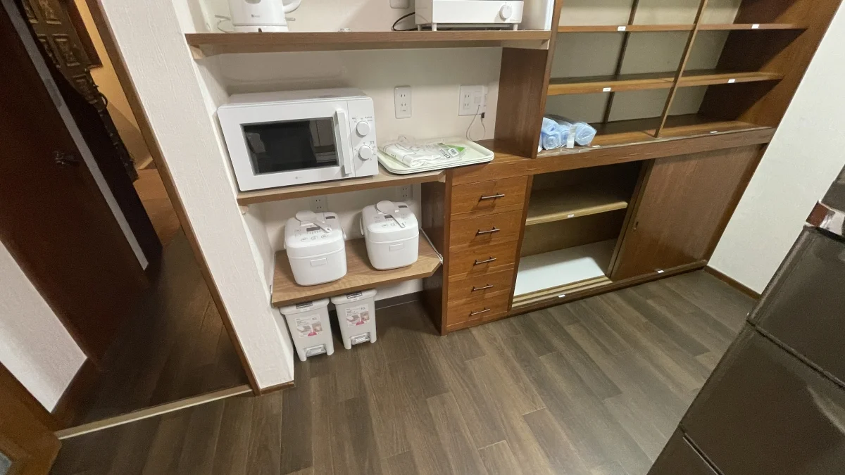 家電とお部屋ごとの収納あり