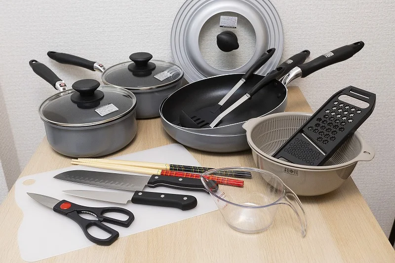 調理備品備え付け