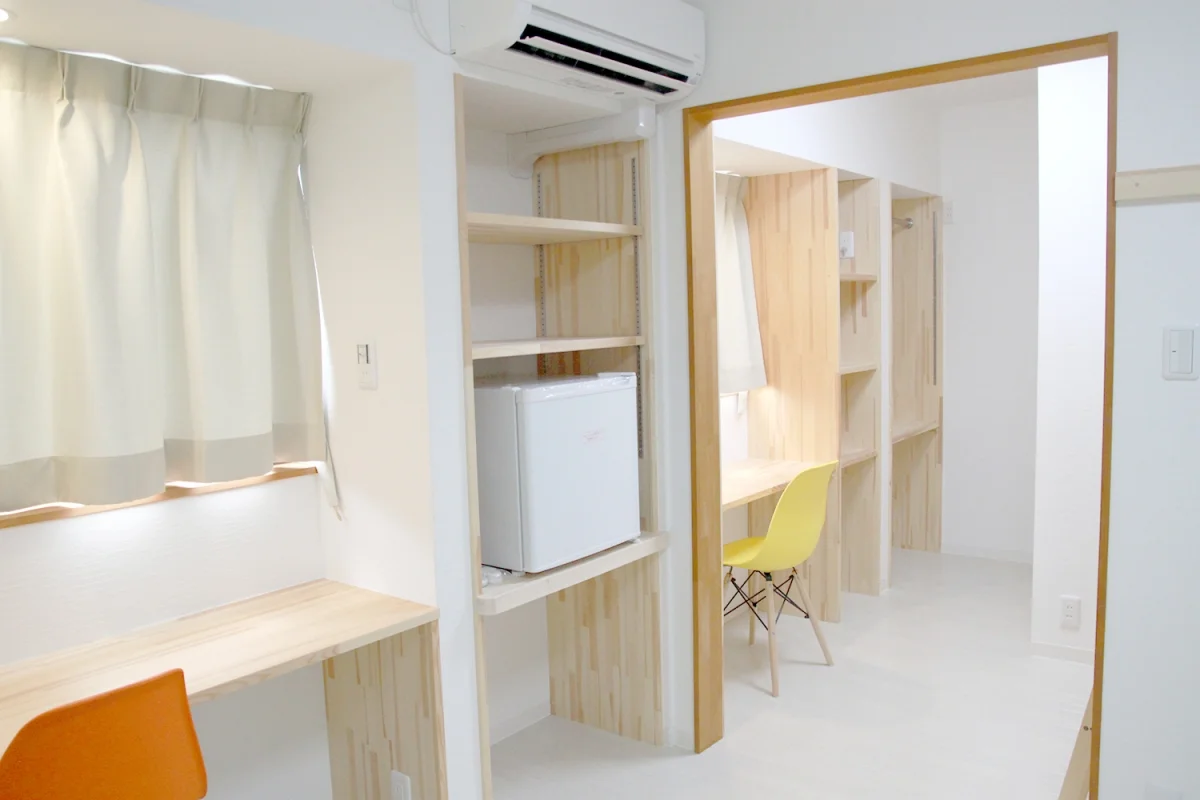 2人入居可能なお部屋です。