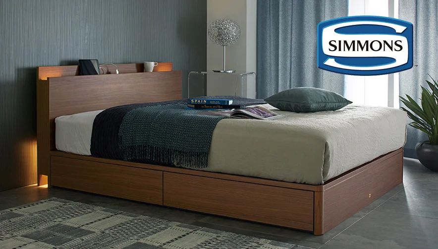 シモンズベッド使用部屋多数