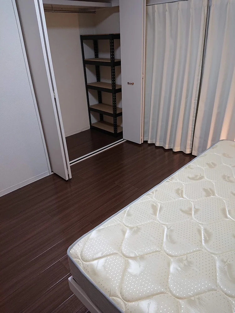ウォークインクローゼットのある部屋
