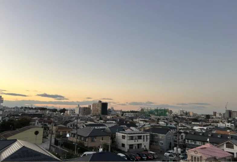 上階部屋からの景色は爽快！
