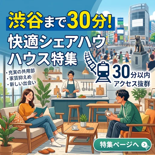 渋谷まで30分